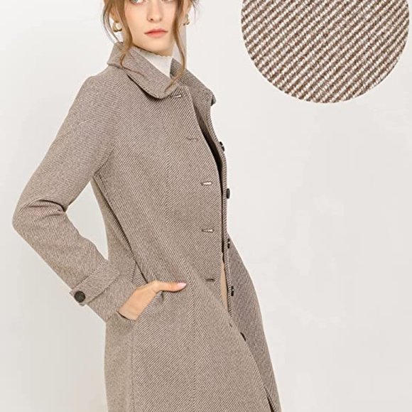 NWOT Single breasted overcoat size XS - Picture 8 of 12